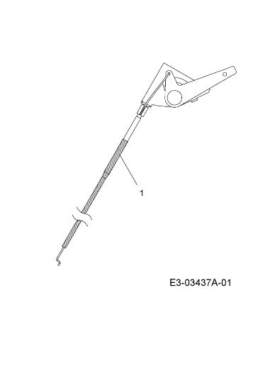 Cable acelerador KROSSER PLUS 105/17,5 H Tractor