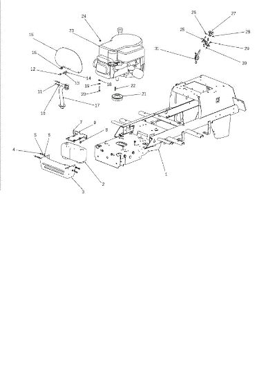Motor EF 106J/15,5H Cat.2010 Tractor