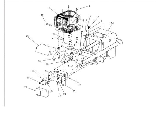 Motor EF 106J/24H Cat.2010 Tractor