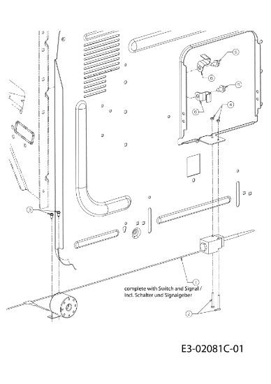 Interruptor "full bag" KOMMAND 92/16 H Cat. 2011 (13XXXXXX637) Tractor
