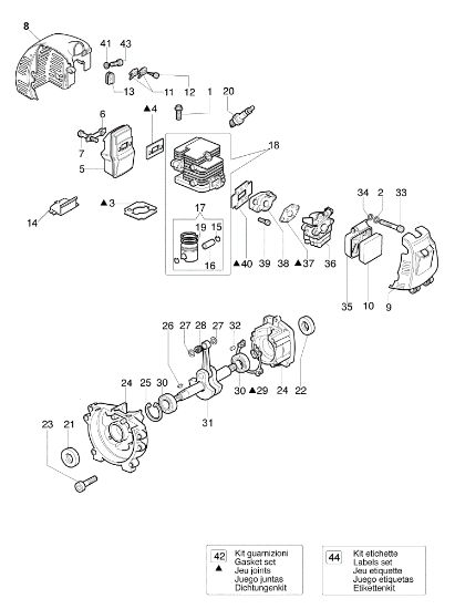 Motor 8250 Desbrozadora