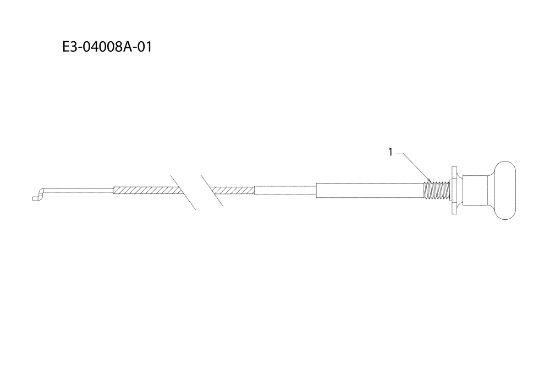 Cable arranque STORM 108/18,5 H Cat.2012 Tractor