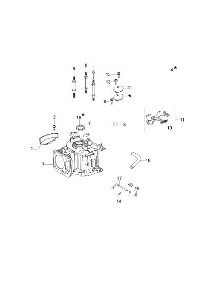 Cilindro y basamento LR 48 PK COMFORT PLUS (K500) Cortacésped