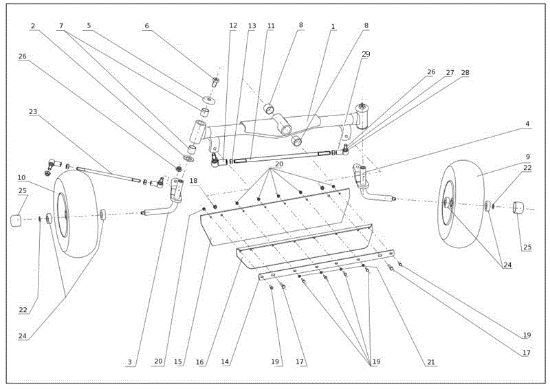 Eje anterior CROSS JET UNIVERT TUAREG 92/18 Tractor (solo para el mercado francés)