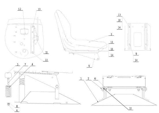 Carcasa (1/2) CROSS JET UNIVERT TUAREG 92/18 Tractor (solo para el mercado francés)