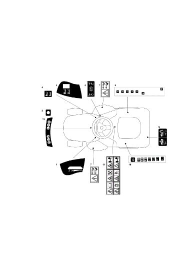 Etiquetas (1/2) EF 91PLUS/14,5K M Cat.2012 Tractor