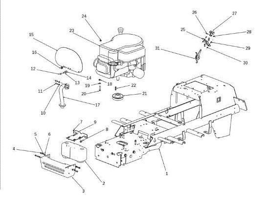 Motor EF 106J/15,5H Cat.2012 Tractor