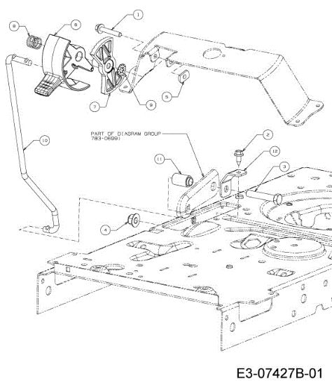 Pedal STORM 97/13 T Cat.2013 Tractor