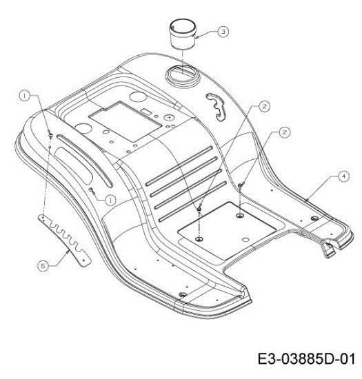 Carcasa posterior KOMMAND 80/12,5 T Cat. 2013 Tractor