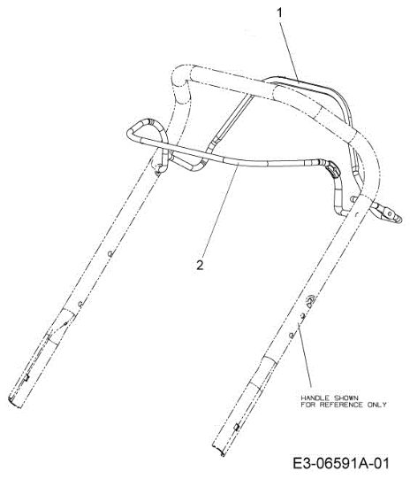 Palanca completo LR 55 VBX 4-IN-1 Cat. 2013 Cortacésped