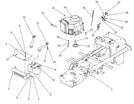 Motor EF 106S/18H Cat.2014 Tractor
