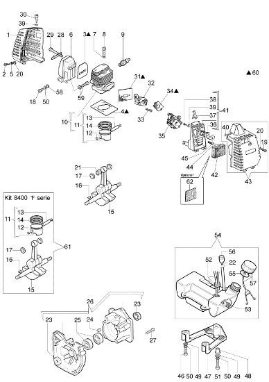 Motor 8400 Desbrozadora