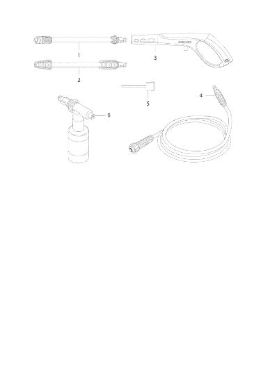 Accesorios IP 1100 S Hidrolimpiadora