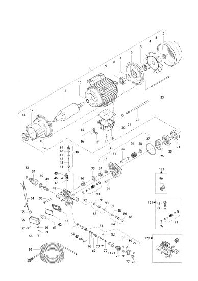 Motor IP 1900 S Hidrolimpiadora
