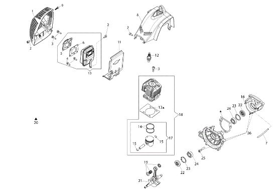Motor DS 2400 HL Corta setos