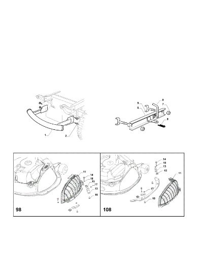 Accesorios a demanda EF 108L/18,5 H Cat. 2015 Tractor