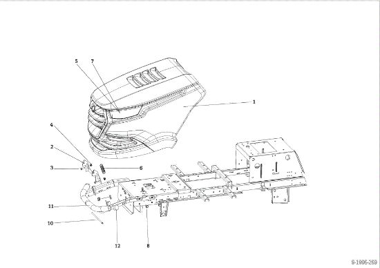 Motor EF 106/16 H Cat. 2015 Tractor