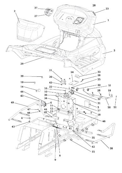 Salpicadero EF 107 L/24 KH (K2400AVD V-Twin) Cat. 2015 Tractor