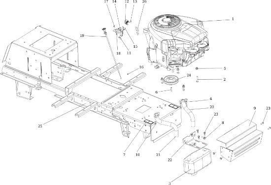 Motor EF 124/22 H Cat. 2015 Tractor