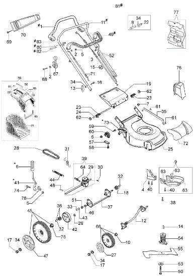Despiece LR 53 TK COMFORT PLUS ALLROAD (K800) Cortacésped