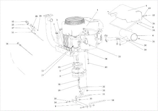 Motor TONKAWA (KAWASAKI) Cat. 2016 Tractor