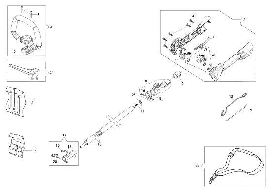 Transmisión Unidad motriz DS 2400 D (Ø 24/24)