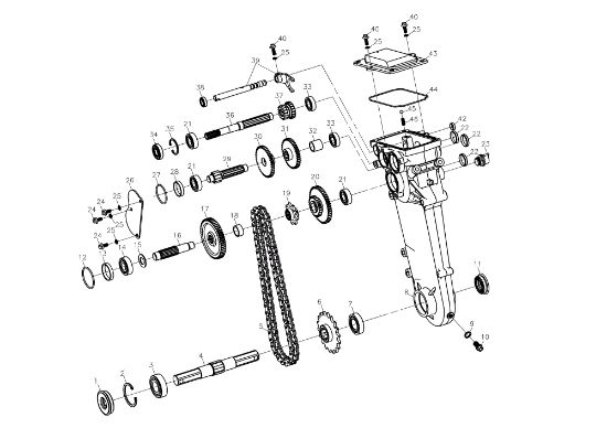 Engranaies (1/2) MZ 2097 RKS (K800 HC) Motoazada