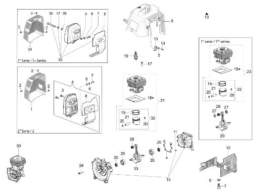 Motor STARK 3810 T Desbrozadora