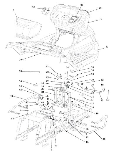 Salpicadero EF 107 L/24 KH (K2400AVD V-Twin) Cat. 2017 Tractor