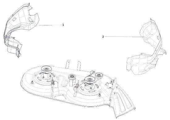 Plataforma de corte (2/2) EF 107 L/24 KH (K2400AVD V-Twin) Cat. 2017 Tractor