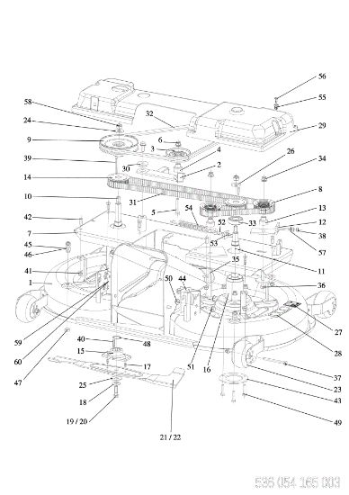 Plataforma de corte (Without change over) EF 106/24 KH (K2400AVD V-twin) Cat. 2017 Tractor