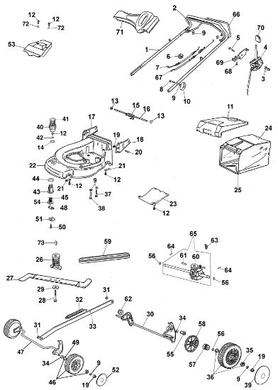 Despiece completo AR 48 TBX Cortacésped