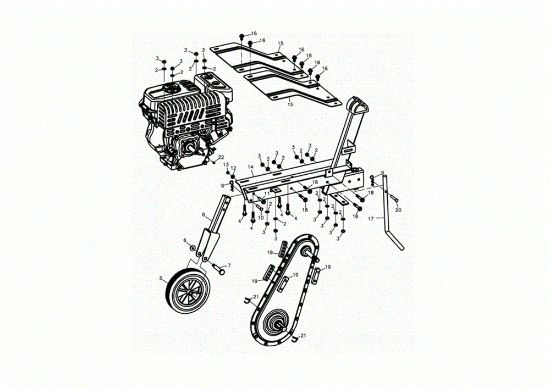 Bastidor MZ 2075 RKS (K800 HT - EURO5) Motoazada