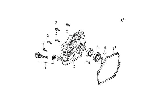 Tapa basamento MZ 2075 RKS (K800 HT - EURO5) Motoazada