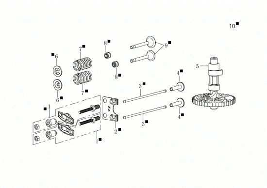 Kit valvula LR 48 TK COMFORT PLUS (K605) EURO 5 Cortacesped