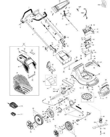 Despiece completo AR 53 TBXE ALL ROAD ALUMINIUM EURO 5 Cortacesped