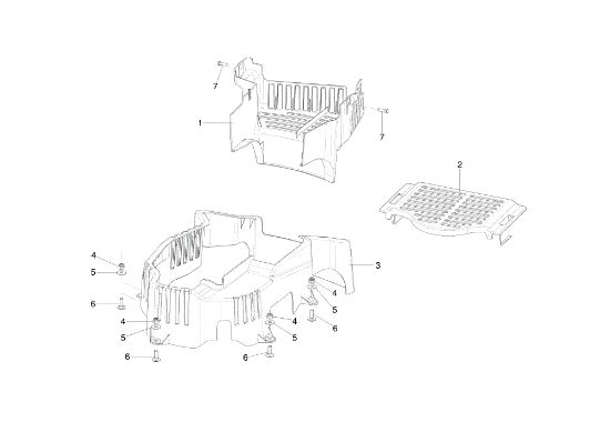 Protección de la correa ZEPHYR 72/12,5 K H (3in1) (K1250) EURO 5 Tractor