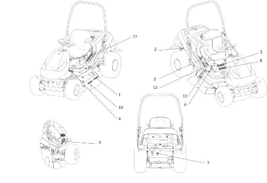 Etiquetas TUAREG 92 4x4 EVO Cat.2019 Tractor