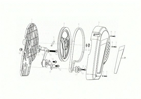 Cofre MZ 2055 K Motoazada
