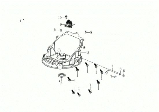 Tapa basamento LR 48 TKE COMFORT PLUS (K655LI) EURO 5 Cortacesped