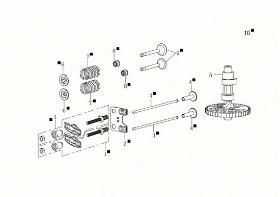 Kit valvula LR 48 TKE COMFORT PLUS (K655LI) EURO 5 Cortacesped