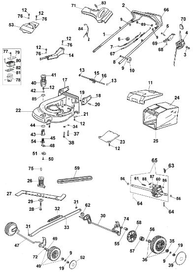 Despiece completo AR 53 TBXE Cortacésped