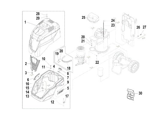 Carcasa IP 2500 HS Hidrolimpiadora