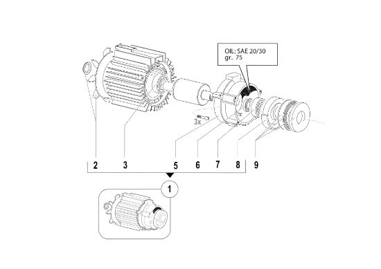 Motor IP 1400 S (2020) Hidrolimpiadora