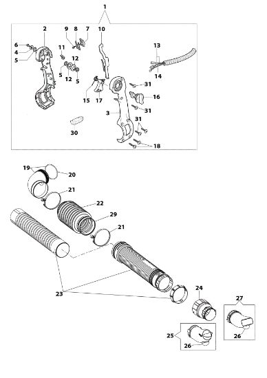 Tubo de dfusion SA 2063 Sopladora