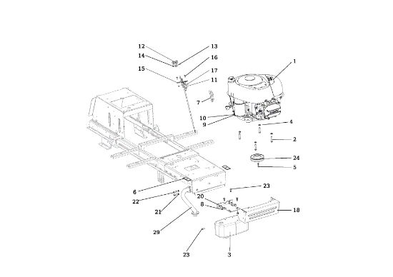Motor EF 106/16 KH (K1600AVD - EURO5) Cat. 2021 Tractor