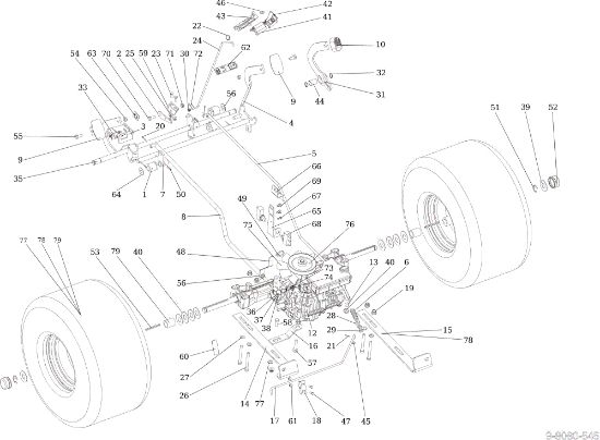 Transmisión EF 106/24 KH (K2400AVD V-twin - EURO5) Cat. 2021 Tractor