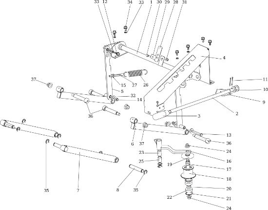 Regulación plato de corte TUAREG 92 4x4 EVO Cat.2021 Tractor