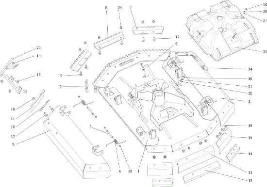 Plato de corte (1/2) TUAREG 92 4x4 EVO Cat.2021 Tractor