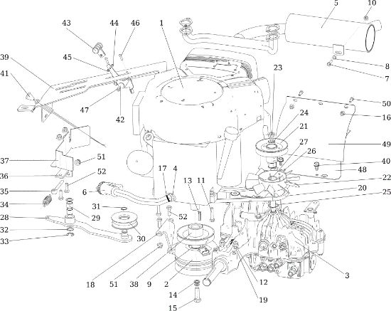 Motor TUAREG 92 EVO (K2400AVD V-Twin - EURO5) Cat.2021 Tractor